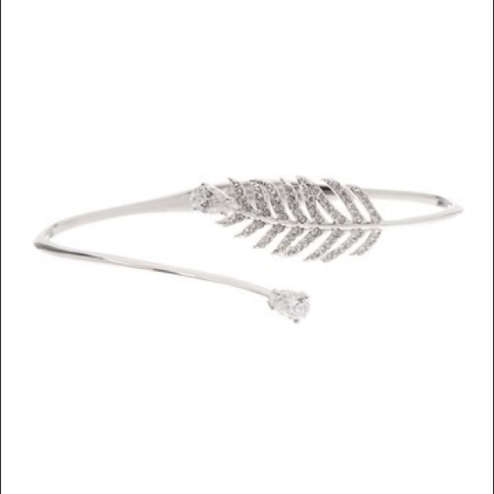 Nadri Feather Hinge Bracelet